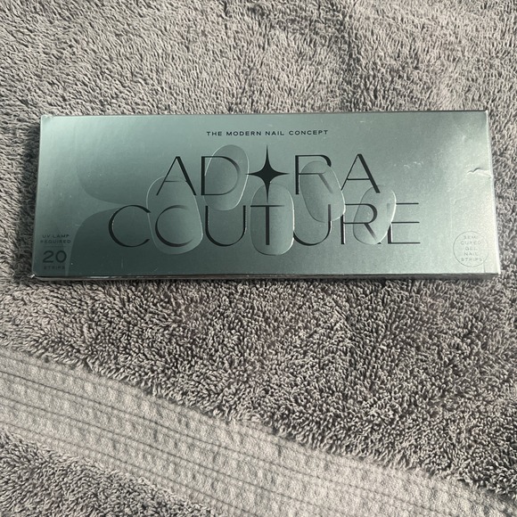 Adora Couture Other - ADORA COUTURE 20pc Semi Cured UV Gel Nail Strips‎ Kit - Lady Adora